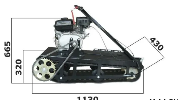 Мотобуксировщик XTREME-MOTORS "Конек-Горбунок" 6.5 л.с. в Калининграде
