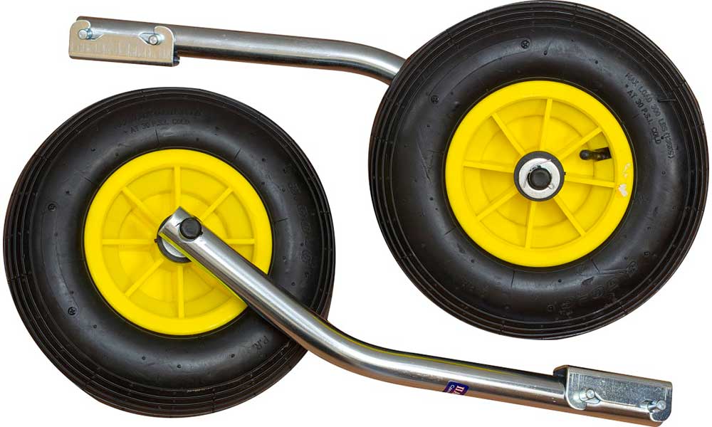 Транцевые колеса 330 мм модульные удлиненные в Калининграде