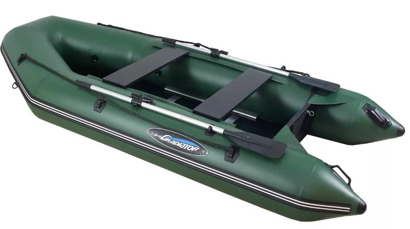 МОТОРНО-ГРЕБНАЯ ЛОДКА ПВХ GLADIATOR A 320 ТК С ФАНЕРНЫМ ПОЛОМ в Калининграде