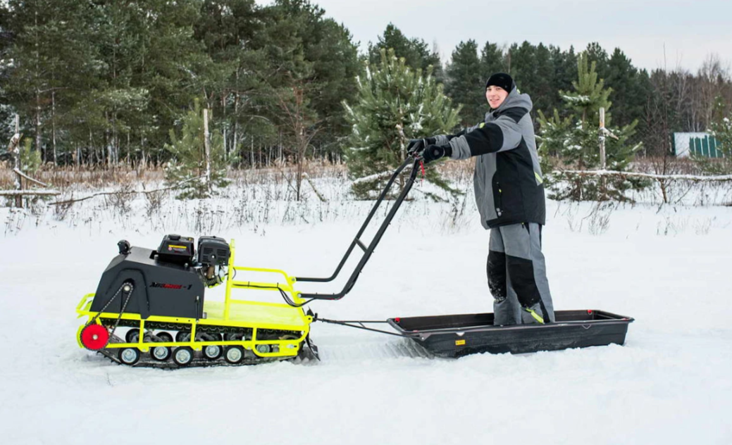 Мотобуксировщик Бурлак ХОЗЯИН-1 (капот металл) в Калининграде