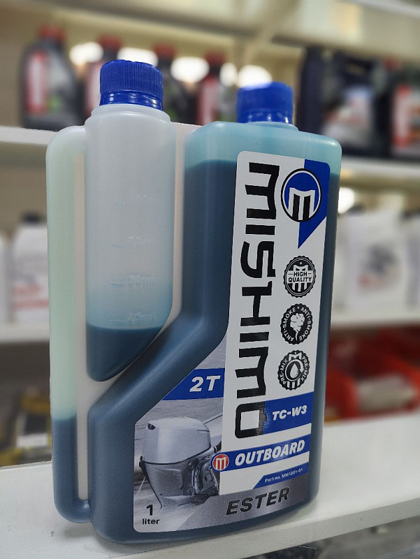 Масло MISHIMO 2T OUTBOARD (ESTER) полусинтетика 1 л в Калининграде