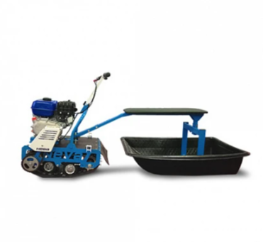 Мотобуксировщик НЕВА МС-1К с санями и сиденьем в Калининграде