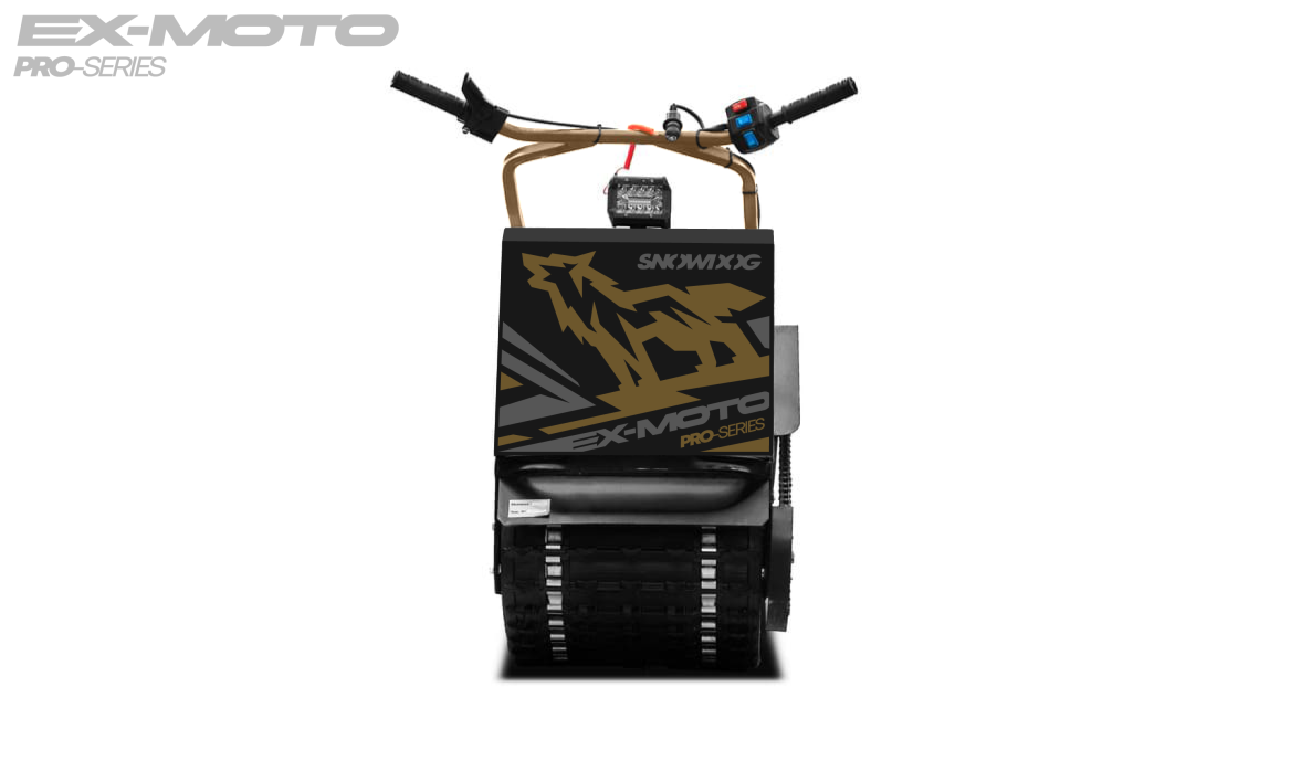 Мотобуксировщик EX-MOTO SNOWDOG S380 8л.с. в Калининграде