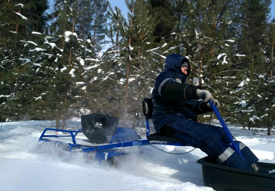 Мотобуксировщик толкач Альбатрос-XL8 с модулем. Без фары, тележки в Калининграде