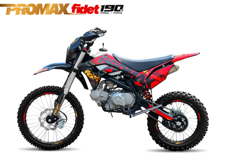 Мотоцикл (питбайк) PROMAX FIDET (ФАЙДЕТ) 190E MAX PRO LUX 19/16 в Калининграде