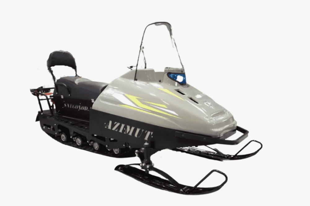 Миниснегоход Бурлак Азимут 20 л.с. , эл.запуск, реверс, тормоз гидравл, капот серый в Калининграде