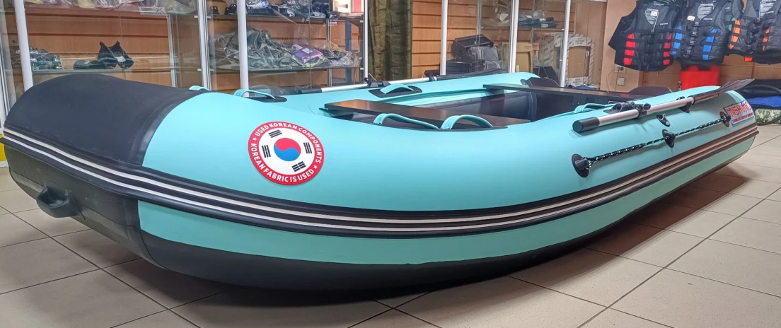 КОМПЛЕКТ ЛОДКА MISHIMO LITE 315 + МОТОР 5л.с в Калининграде