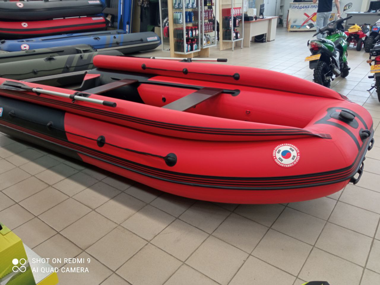 Лодка MISHIMO RIVER FJET PRO 410  под водомет в Калининграде