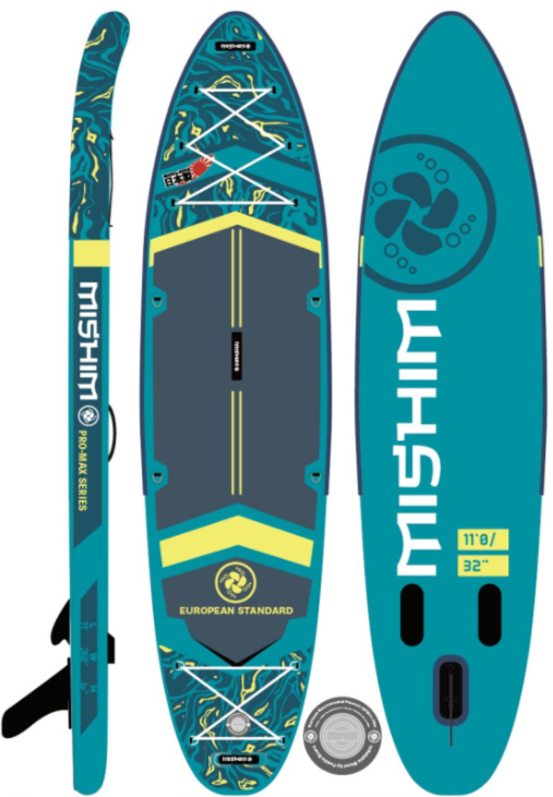 SUP (САП) Доска MISHIMO PRO-MAX Light Teal 12,6’ (385см) в Калининграде