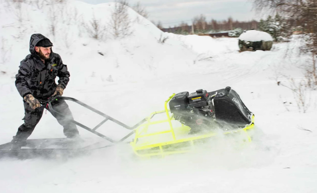 Мотобуксировщик Бурлак ХОЗЯИН-1 (капот металл) в Калининграде