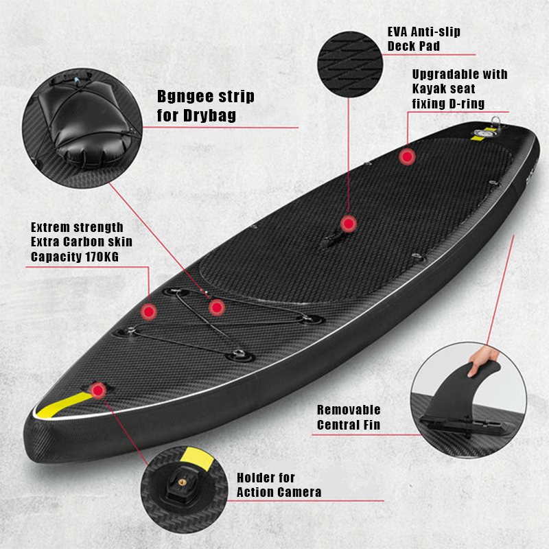 SUP (САП) ДОСКА MISHIMO CARBON DARKSIDE 11’ (335СМ) в Калининграде