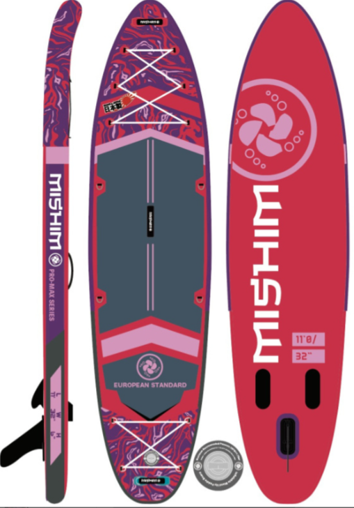 SUP (САП) Доска MISHIMO PRO-MAX Viva Magenta 10.8’ (330см) в Калининграде