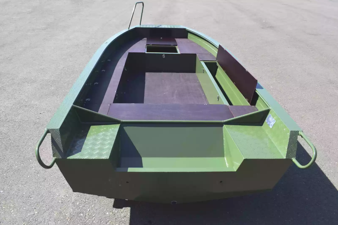 Алюминиевая лодка Wyatboat-430 Master Fish в Калининграде Алюминиевая лодка Wyatboat-430 Master Fish в Калининграде
