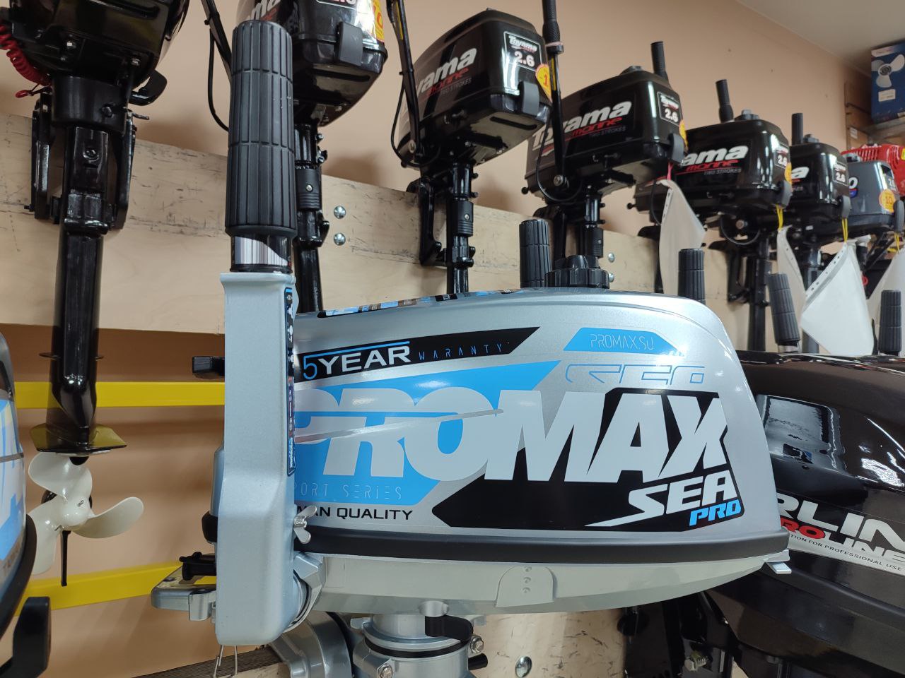 Лодочный мотор PROMAX SP5FHS (внешний бак 12 л) в Калининграде