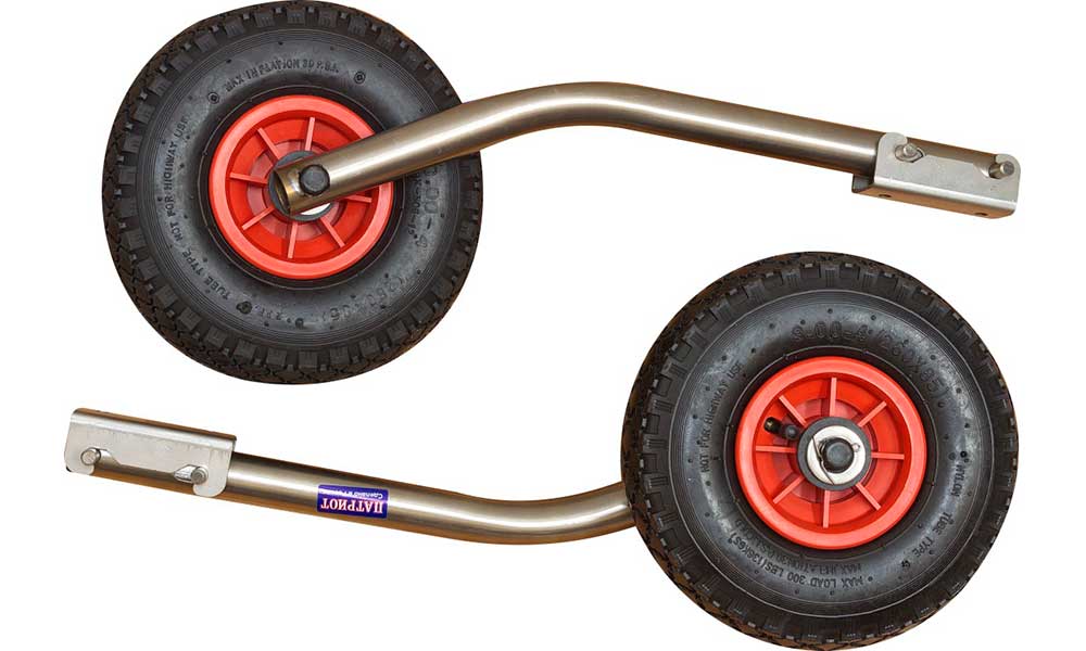 Транцевые колеса модульные удлиненные из нержавеющей стали в Калининграде