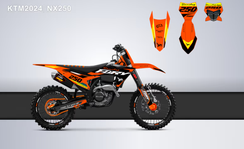 Кроссовый мотоцикл Sanchez Fury NX250 в Калининграде