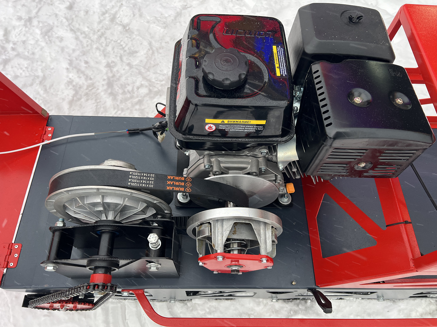 Мотобуксировщик EX-MOTO SNOWDOG S500 15л.с в Калининграде