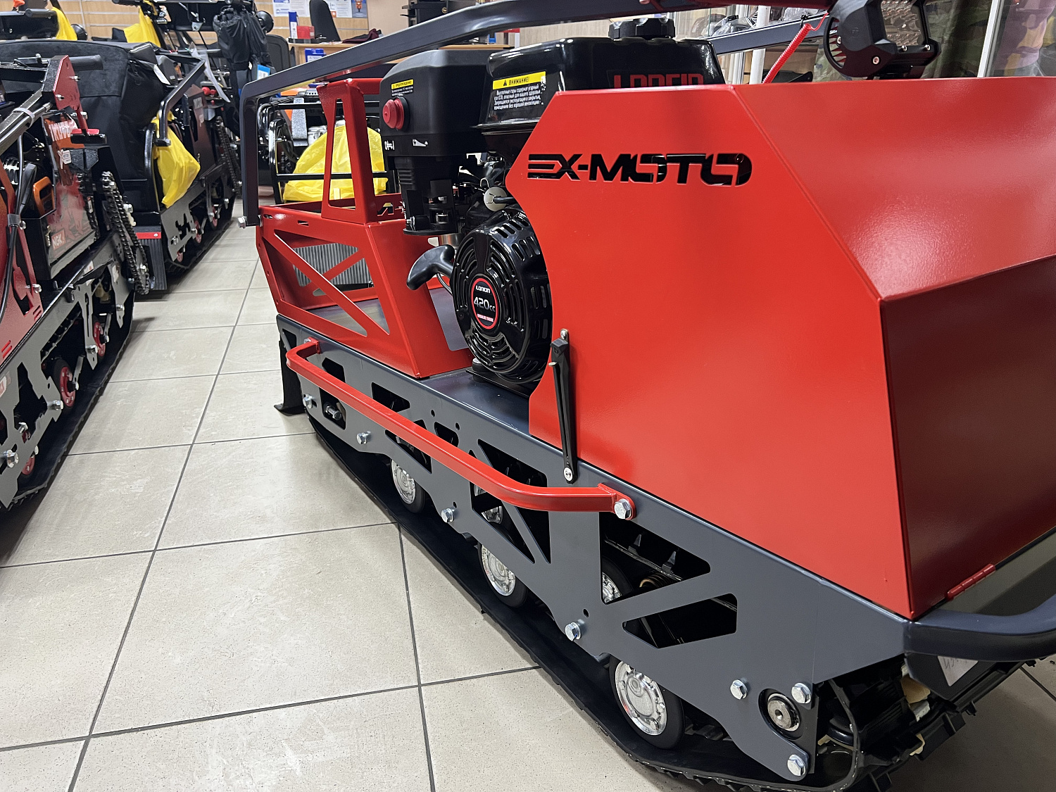 Мотобуксировщик EX-MOTO SNOWDOG S500 15л.с в Калининграде