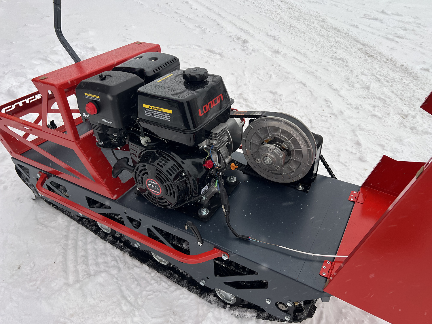 Мотобуксировщик EX-MOTO SNOWDOG S500 15л.с в Калининграде