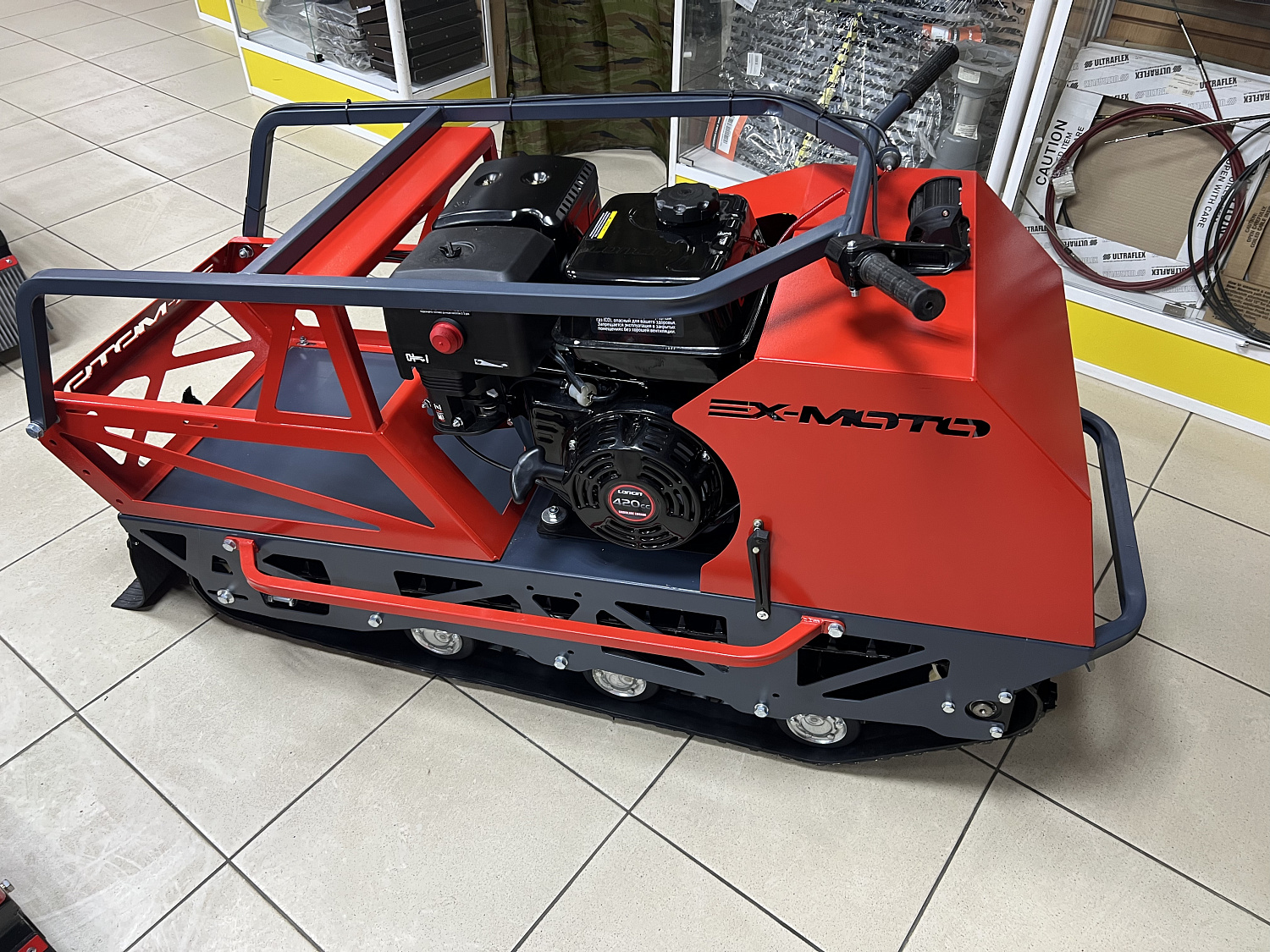 Мотобуксировщик EX-MOTO SNOWDOG S500 15л.с в Калининграде