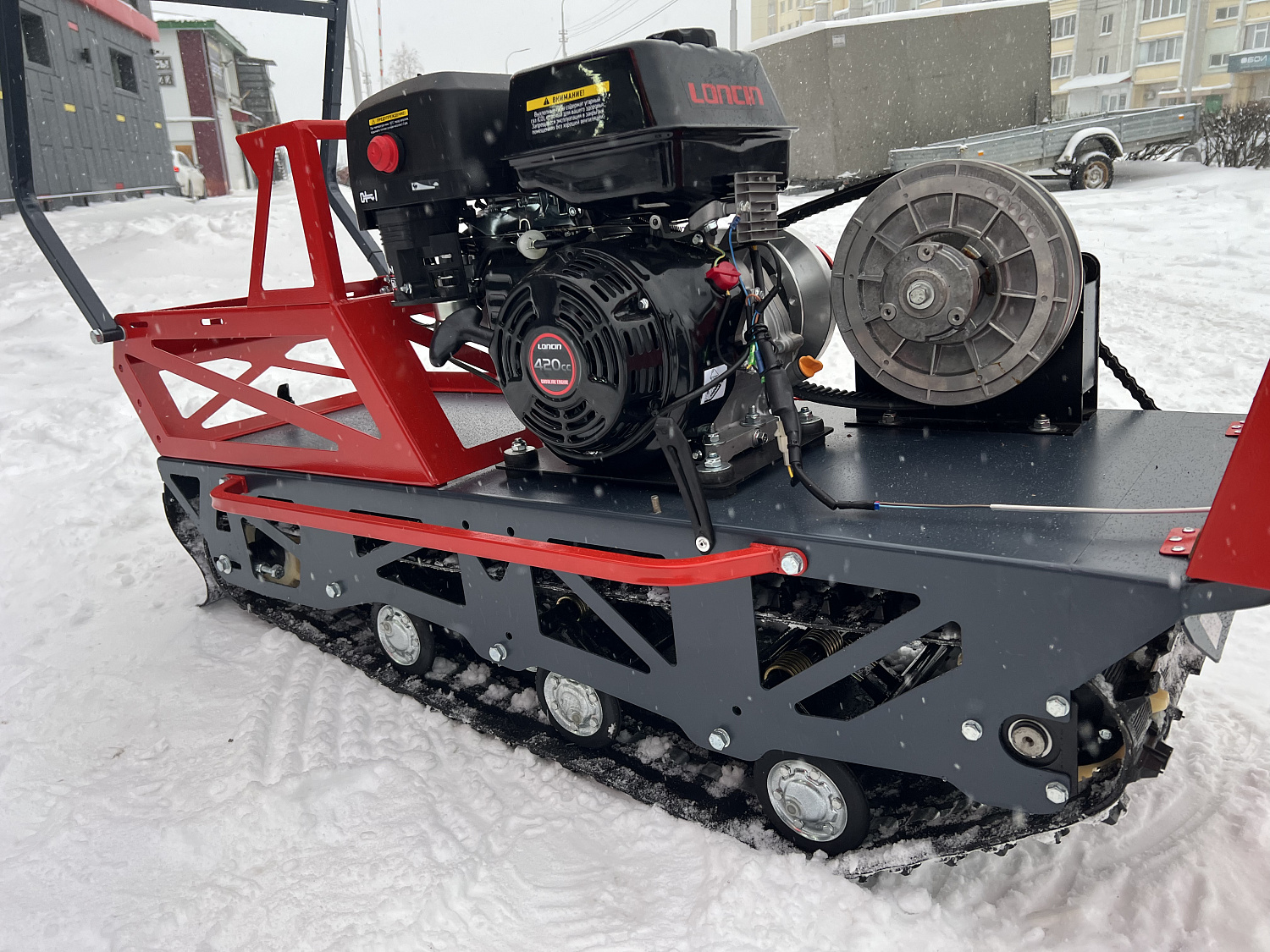 Мотобуксировщик EX-MOTO SNOWDOG S500 15л.с в Калининграде