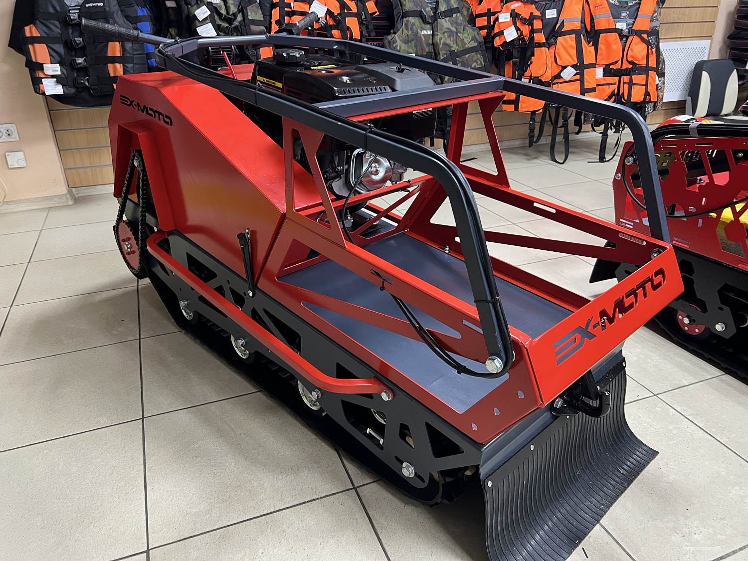 Мотобуксировщик EX-MOTO SNOWDOG S500 15л.с в Калининграде